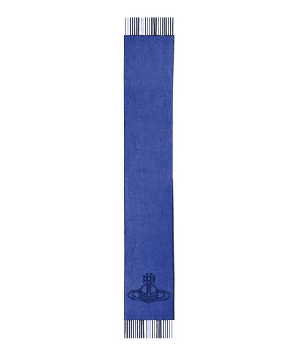 Double Logo Wool scarf - Vivienne Westwood - Modalova