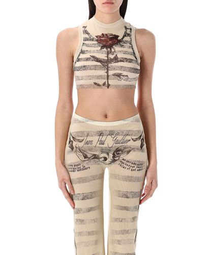 Tatoo Crop top - Jean Paul Gaultier - Modalova