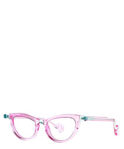 Eyeglasses PABLO 011 TRANSPARENT NEON GREEN+TRANSPARENT SHOCKING PINK - Theo - Modalova