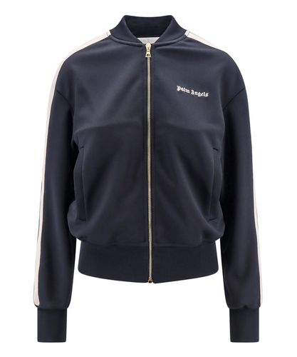 Classic Logo Zip-up sweatshirt - Palm Angels - Modalova