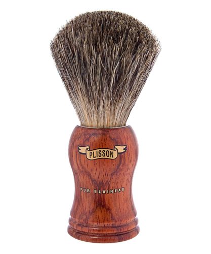 Shavingbrush black badger wood - Plisson 1808 - Modalova