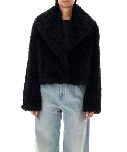 Samara Faux fur coats - STAND STUDIO - Modalova