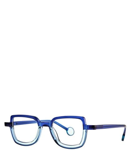 Eyeglasses SCHOMMEL 006 TRANSPARENT DELFT WARE BLUE+BLUEBERRY JELLY+TRA - Theo - Modalova