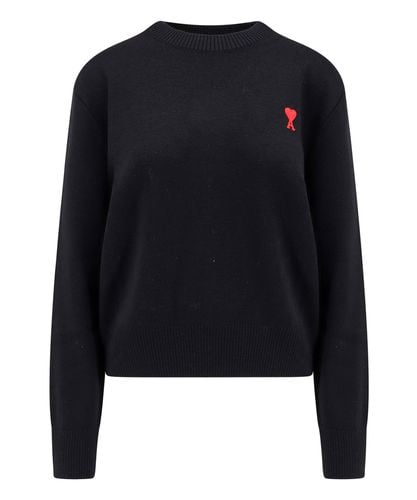 Red Ami de Coeur Sweater - AMI Paris - Modalova