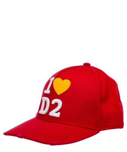 Cappello con visiera i love d2 - Dsquared2 - Modalova