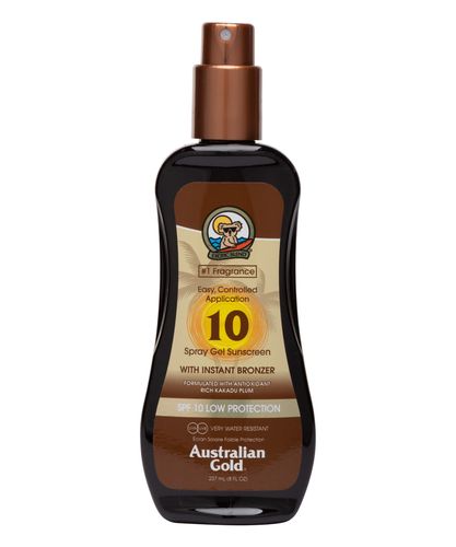 Spf 10 spray gel with bronzer 237 ml - sunscreen - Australian Gold - Modalova