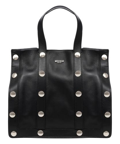 Snap Buttoms Tote bag - Moschino - Modalova