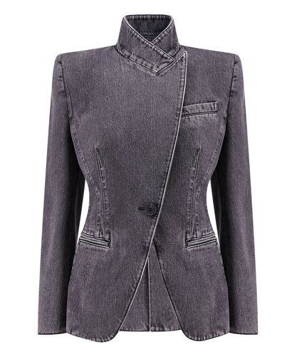 Denim jacket - Alexander McQueen - Modalova