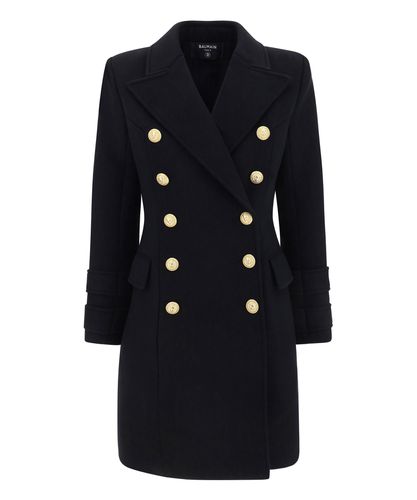 Coat - Balmain - Modalova