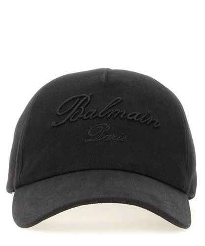 Cappello con visiera signature - Balmain - Modalova