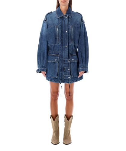 Joanna Denim jacket - Marant Etoile - Modalova