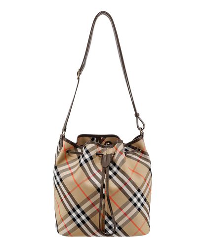 Check Bucket bag - Burberry - Modalova