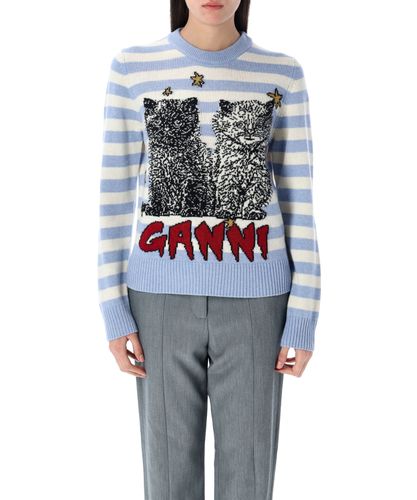 Cat pullover - GANNI - Modalova