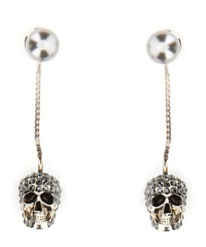 Skull Earrings - Alexander McQueen - Modalova