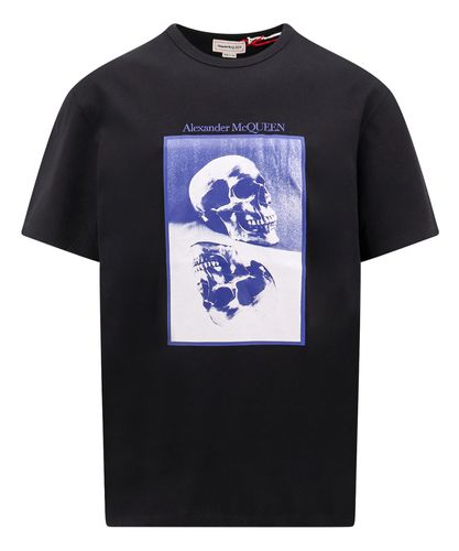 Skull Reflected T-shirt - Alexander McQueen - Modalova