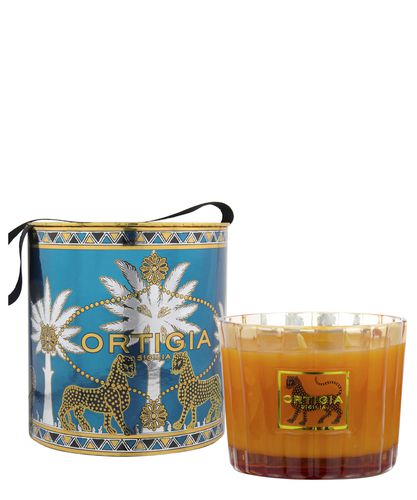 Ambra Nera 4 wick candle 600 g - Ortigia - Modalova