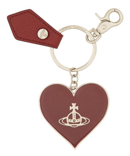 Portachiavi mirror heart orb - Vivienne Westwood - Modalova