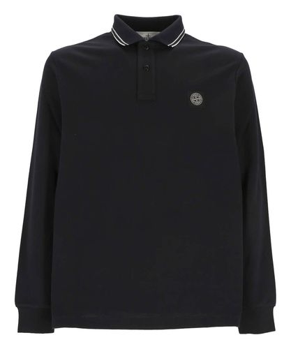 Long sleeve polo shirt - Stone Island - Modalova