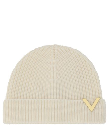 V Gold Beanie - Valentino Garavani - Modalova