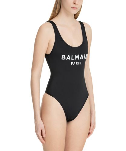 Logo Swimsuit - Balmain - Modalova