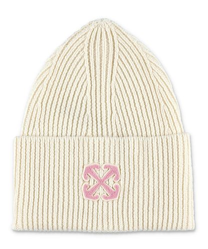 Arrow Beanie - Off-White - Modalova