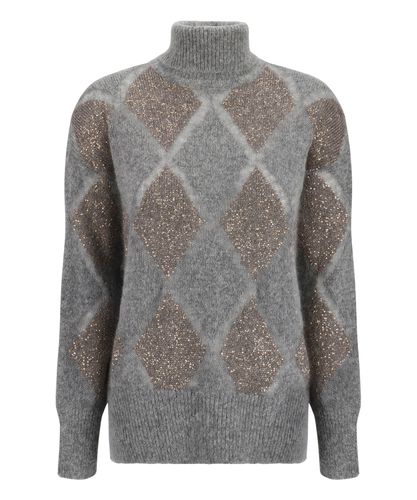 Roll-neck sweater - Brunello Cucinelli - Modalova