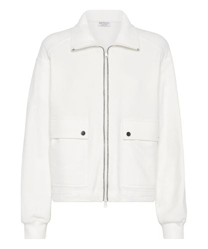 Zip-up sweatshirt - Brunello Cucinelli - Modalova