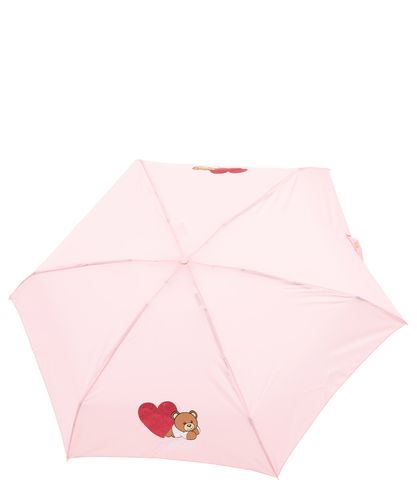 Ombrello supermini teddy heart - Moschino - Modalova