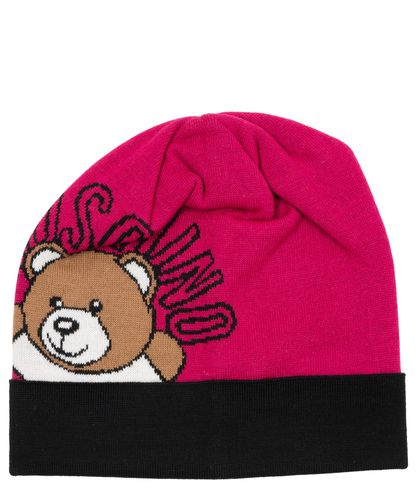 Teddy Bear Beanie - Moschino - Modalova