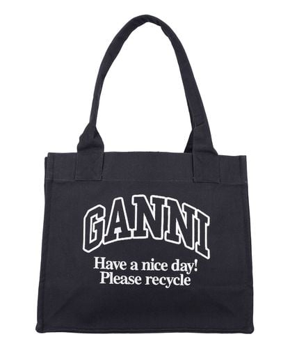 Shopping bag easy large - GANNI - Modalova