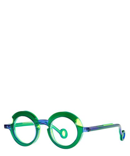 Occhiali da vista sara 009 transparent ink blue+transparent fluo green - Theo - Modalova