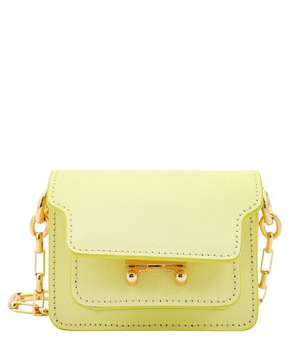 Marni Trunk Nano Shoulder Bag In Neutrals