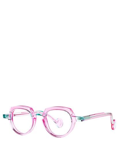 Eyeglasses ANDY 011 TRANSPARENT NEON GREEN+TRANSPARENT SHOCKING PINK - Theo - Modalova