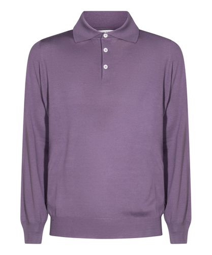 Long sleeve polo shirt - Brunello Cucinelli - Modalova