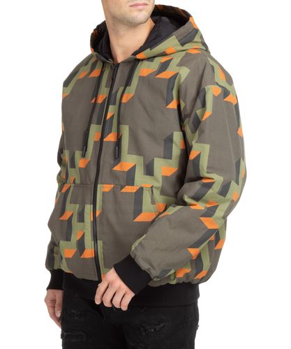 Cross all over winterjacke - Marcelo Burlon County of Milan - Modalova