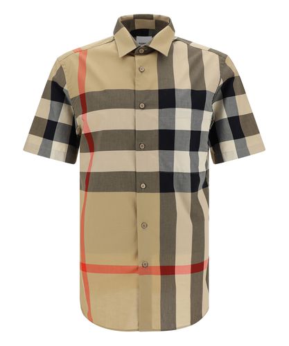 Camicia maniche corte summerton - Burberry - Modalova