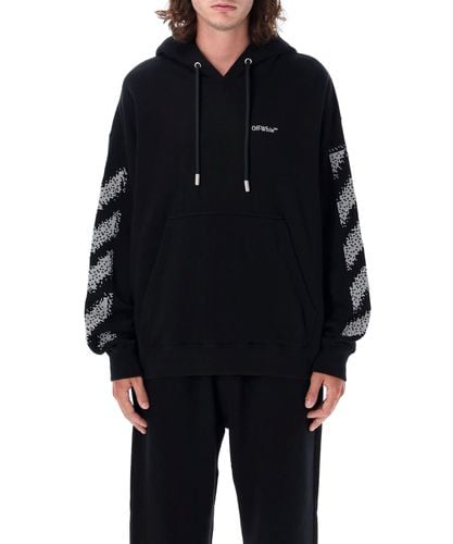 Pixel Diag Skate Hoodie - Off-White - Modalova