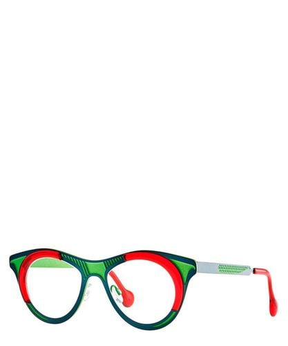 Eyeglasses DEBBIE 227 C 64+786+TRANSPARENT RED - Theo - Modalova