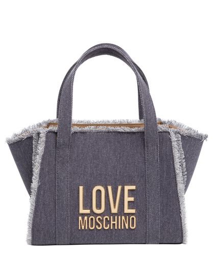 Metal Logo Handbag - Love Moschino - Modalova
