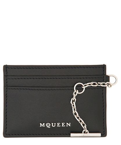 Porta carte di credito t-bar - Alexander McQueen - Modalova