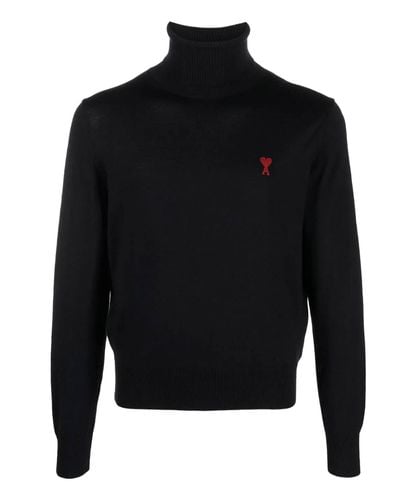 Roll-neck sweater - AMI Paris - Modalova