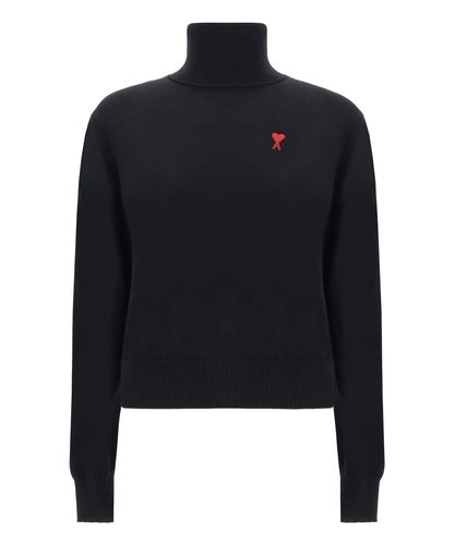 Roll-neck sweater - AMI Paris - Modalova