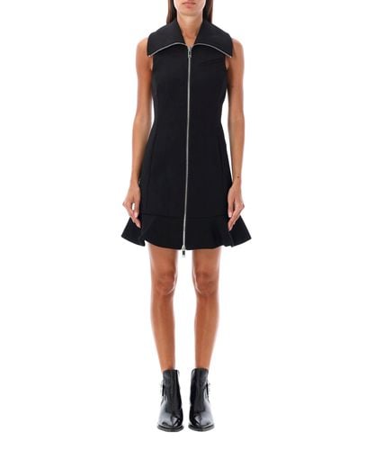 Bonded Crepe Mini dress - GANNI - Modalova