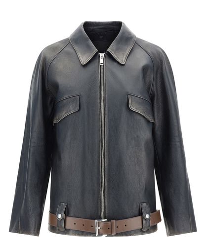 Leather jackets - Prada - Modalova