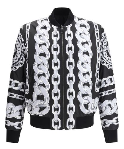 Medusa Chains Bomber jacket - Versace - Modalova