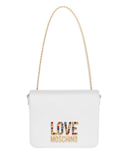Rhinestone Logo Shoulder bag - Love Moschino - Modalova