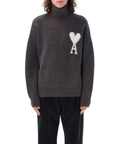 Ami De Coeur Roll-neck sweater - AMI Paris - Modalova