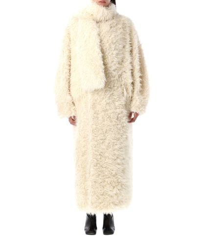 Faux fur coats - MSGM - Modalova