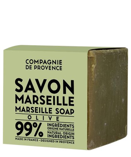 Marseille soap cube Olive 400 g - Compagnie De Provence - Modalova