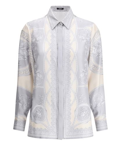 Baroque Shirt - Versace - Modalova